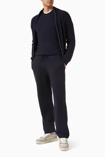 بنطال بقصة ساق مستقيمة كشمير