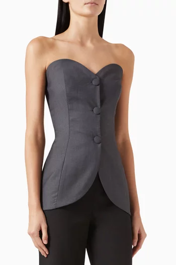 Ella Strapless Bustier Top