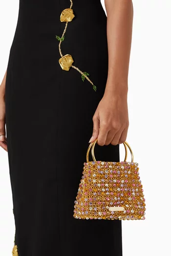 Diademe Crystal-embellished Bucket Bag