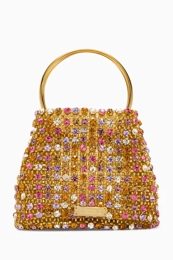 Diademe Crystal-embellished Bucket Bag