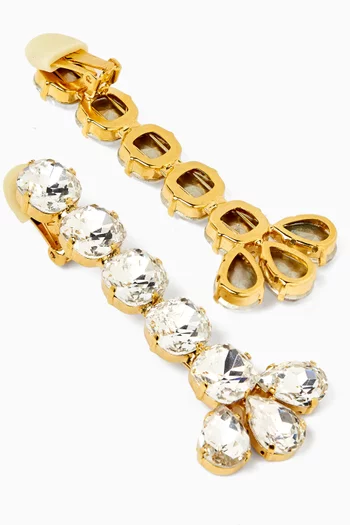 Diademes Clip-on Earrings in Gold-plated Brass