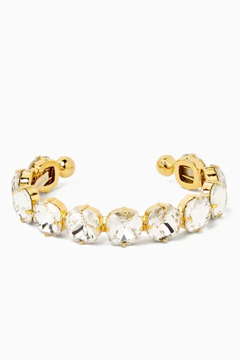 Diademes Cuff in Gold-plated Brass
