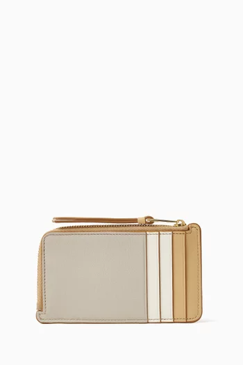 Puzzle Coin Card Holder in Classic Calfskin