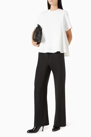 Straight-leg Pants in Wool