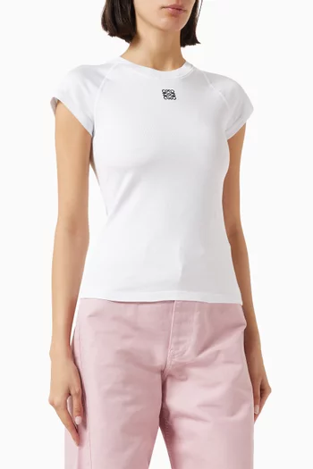 Anagram T-shirt in Cotton Blend