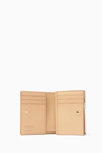 Puzzle Compact Wallet in Classic Calfskin