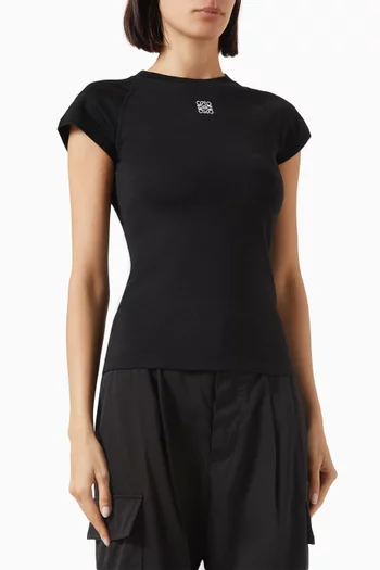 Anagram T-shirt in Cotton Blend