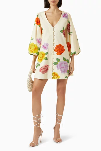 Rosetta Mini Dress in Cotton