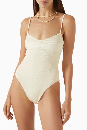 Ribbed Monica One-piece Swimsuit