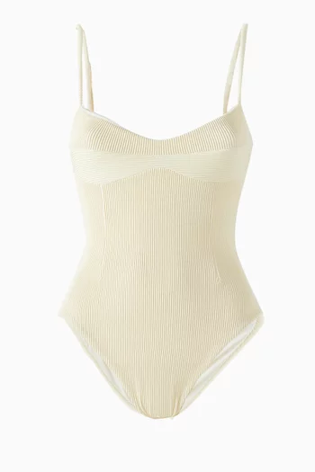 Ribbed Monica One-piece Swimsuit