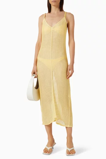 Luna Midi Dress in Viscose-knit