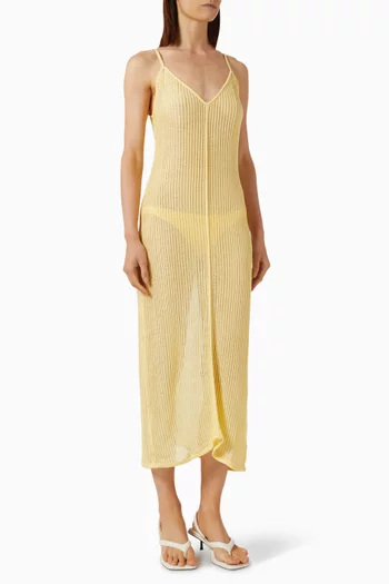 Luna Midi Dress in Viscose-knit
