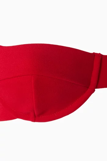 Vintage Bikini Top in Crepe
