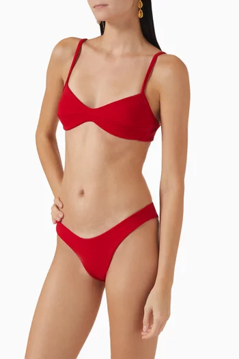 قطعة بيكيني علوية مونيكا كريب