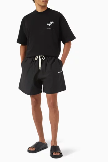 MKI Shorts in Washed Cotton Blend