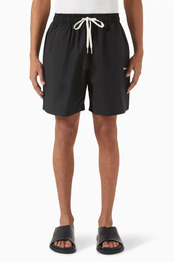 MKI Shorts in Washed Cotton Blend