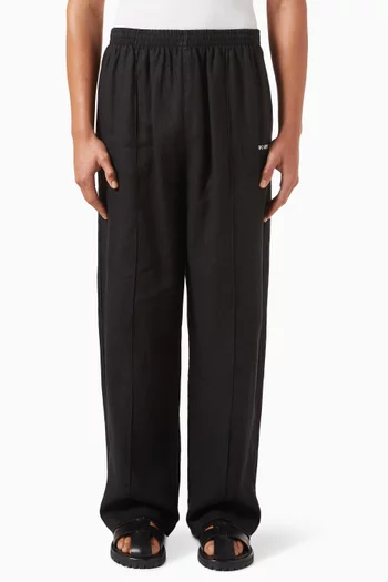 Wide-leg Pants in Linen