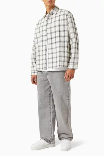 MKI Box Dress Check Shirt in Cotton