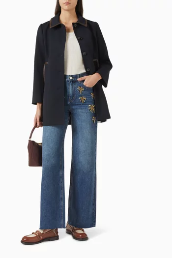 Palm Tree Jeans in Denim