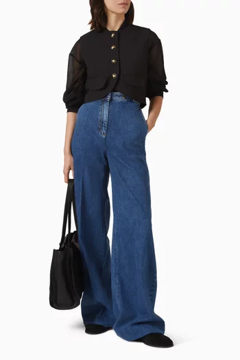 Athenes Wide-leg Jeans in Denim