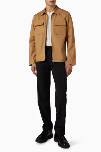 Zip-up Jacket in Cotton
