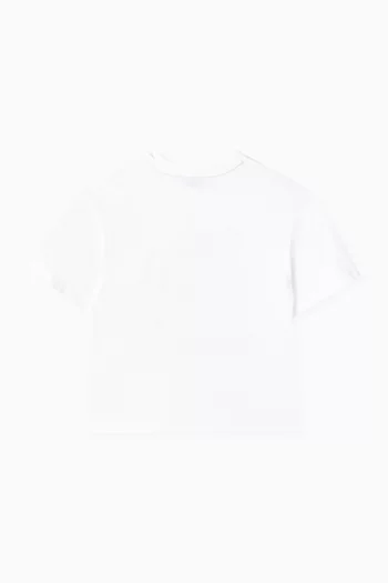 Illustration Logo T-shirt in Cotton
