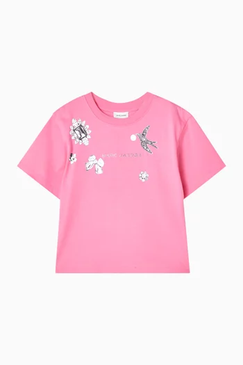 Jewel Print T-Shirt in Cotton