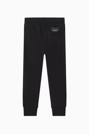 Logo Tape Sweatpants in Cotton