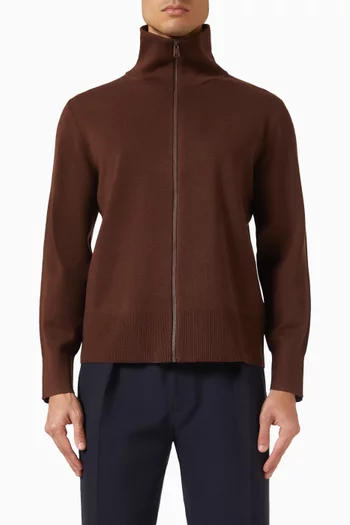 Trucker Cardigan in Wool