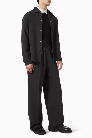 Wide-leg Pants in Jersey