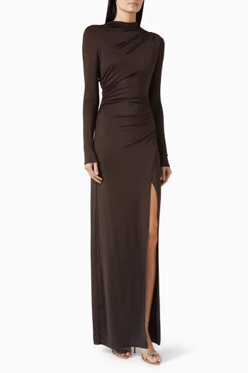 Draped Gown in Jersey