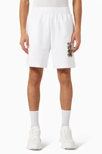 شورت مزين بدب قطن