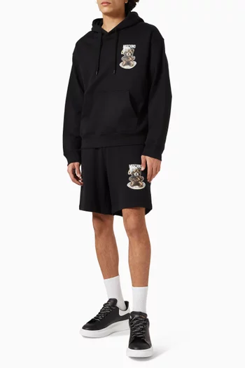 شورت مزين بدب قطن