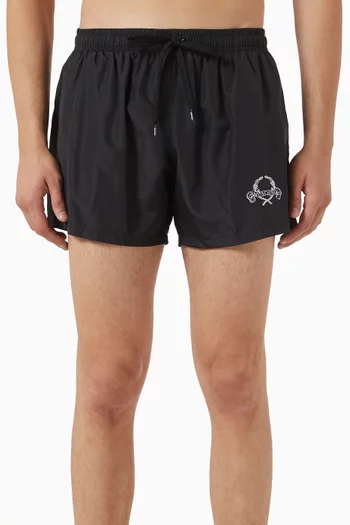 Laurel Crest Logo Swim Shorts
