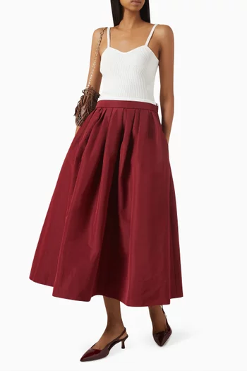 Structured Midi Skirt