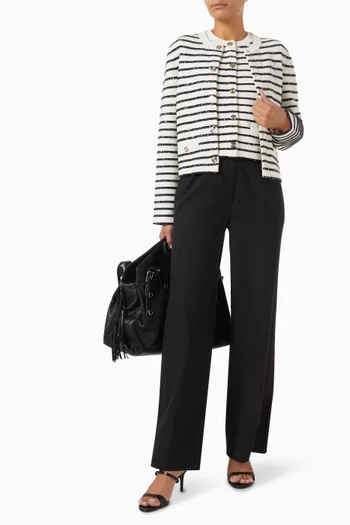 Wide-leg Suit Pants