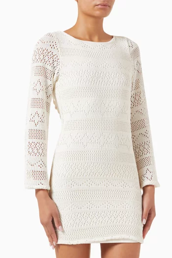 Fatma Mini Dress in Lace