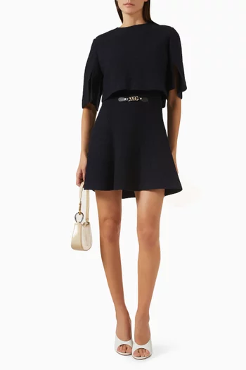 2-in-1 Mini Dress in Tweed