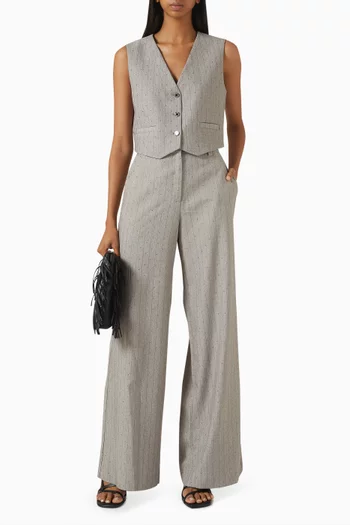 Buttoned Vest Top