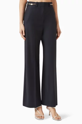 Chain Detail Suit Pants