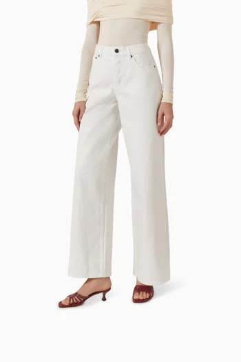 Haisley 50 Kitten Sandals in Leather