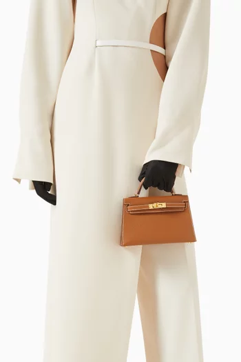 Unused Mini Kelly Bag in Epsom Leather
