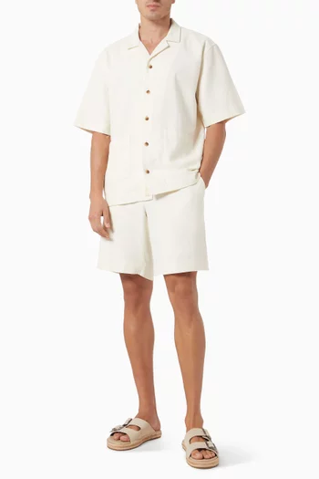 Vinales Safari Shorts in Cotton & Linen