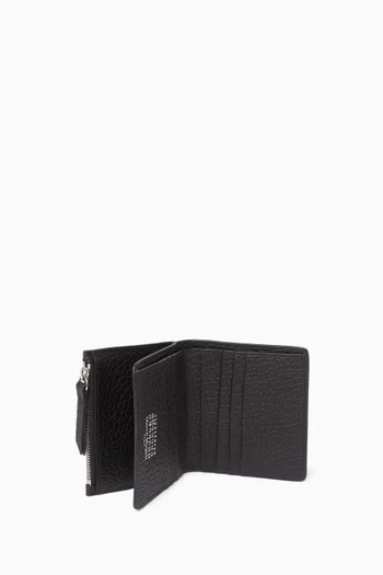 Four-stitch Wallet in Leather