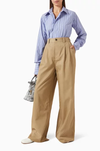 High-waist Wide-leg Pants