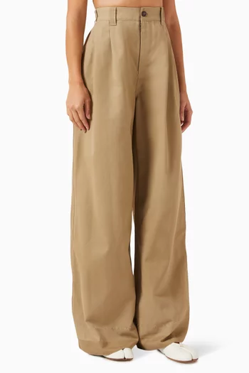 High-waist Wide-leg Pants