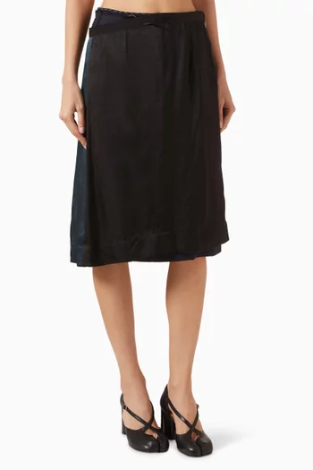 Panelled Midi Skirt