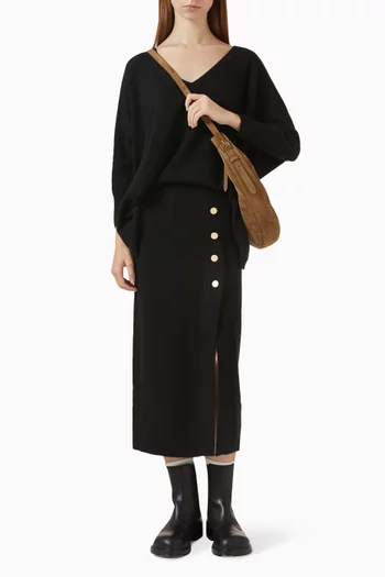 سترة ميني نسيج كشمير