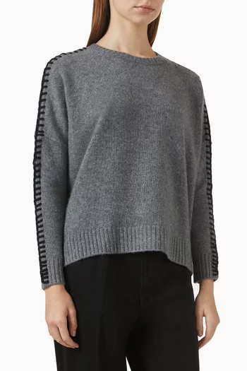 Amea Sweater in Cashmere-knit