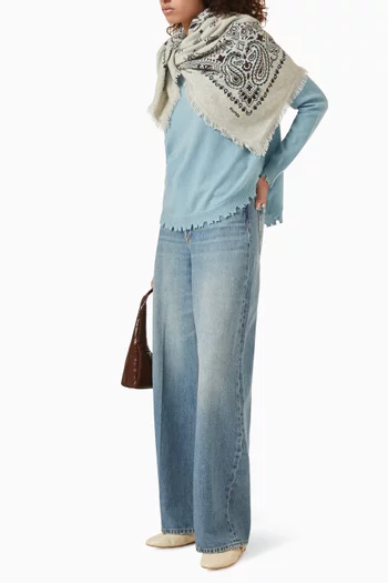 سترة ميلا بقصة فضفاضة كشمير